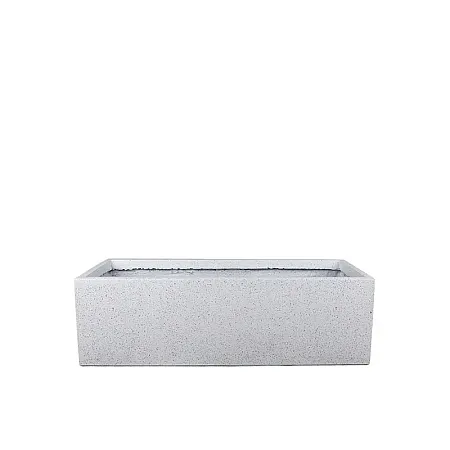 ΖΑΡΝΤΙΝΙΕΡΑ FIBERCLAY MEDIUM ΛΕΥΚΟ ΓΡΑΝΙΤΗ ΟΡΘΟΓΩΝΙΟ - 70x25x23cm